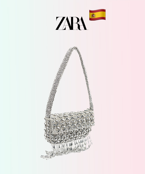 Металізована сумка Zara